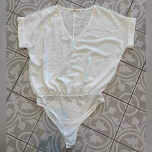 Entro Cream V-Neck Bodysuit